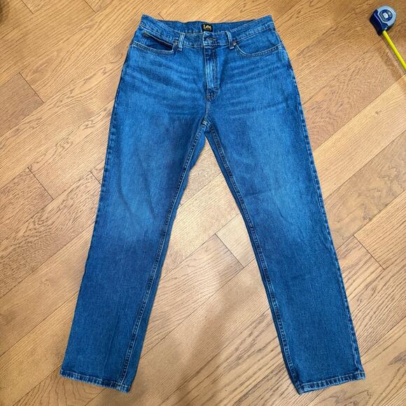 Men’s Lee Blue Jeans 32x32 Regular Fit Straight Leg - Picture 1 of 9